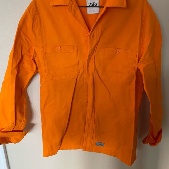 Zara Denim shirt with embroidery - Picture 2 of 2